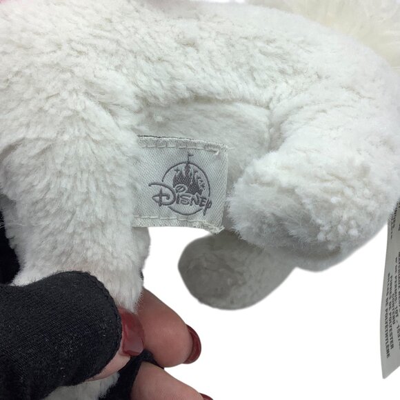 Disney Aristocats Marie Plush Toy 8” White Kitty Cat Stuffed Animal Pink Bow - Picture 6 of 7